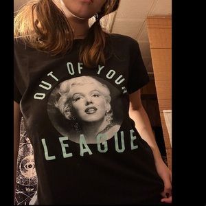 Marilyn Monroe “Out of your league” Tee
